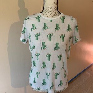 Cactus Print T-Shirt